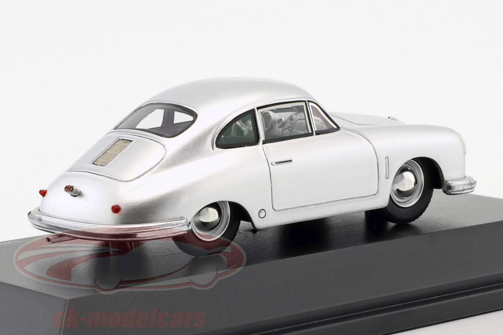 Porsche 356 Gmünd Coupe argento 1:43 Schuco