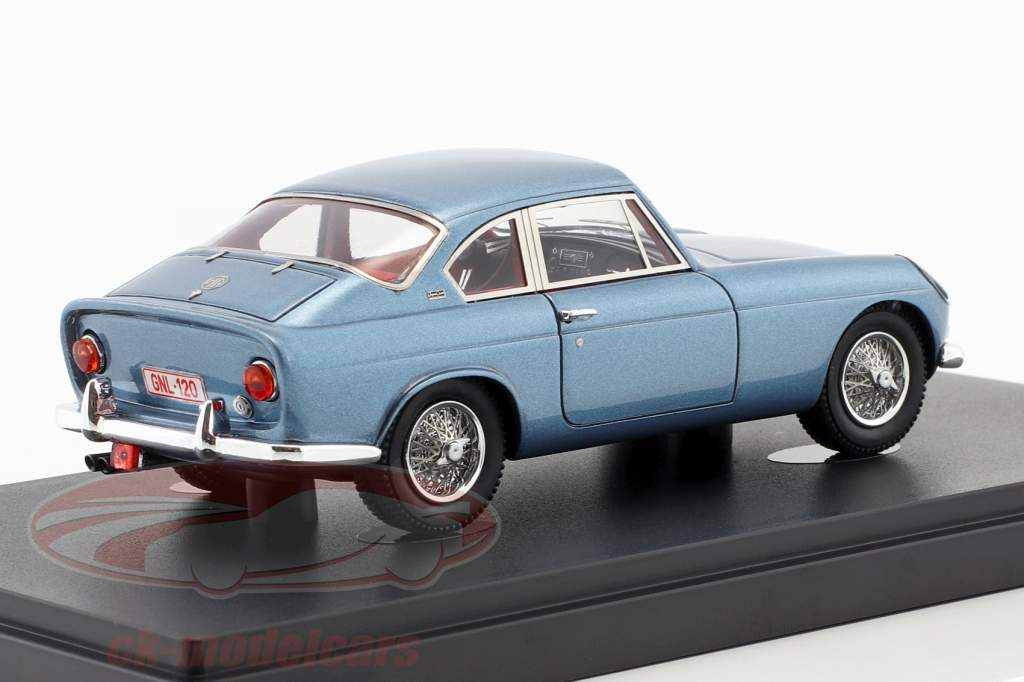 MG B Jacques Coune año de construcción 1964 azul metálico 1:43 AutoCult