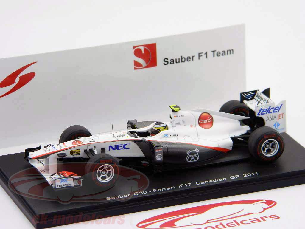 P.德拉罗萨索伯C30的一级方程式加拿大大奖赛2011 1:43星火