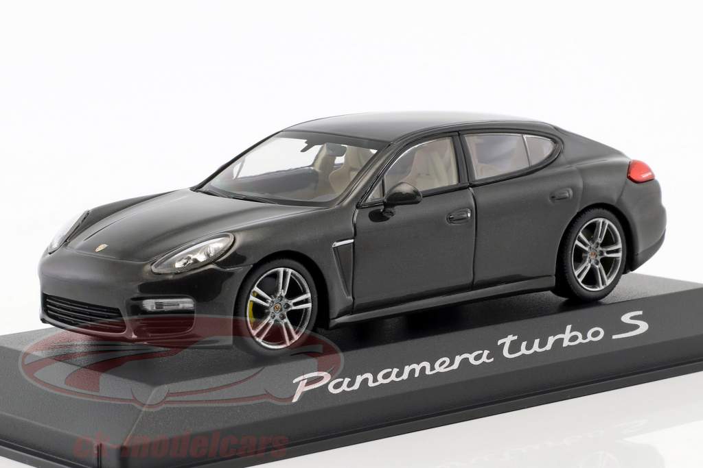 Porsche Panamera Turbo Gen. II ano 2014 carboxico cinza 1:43 Minichamps