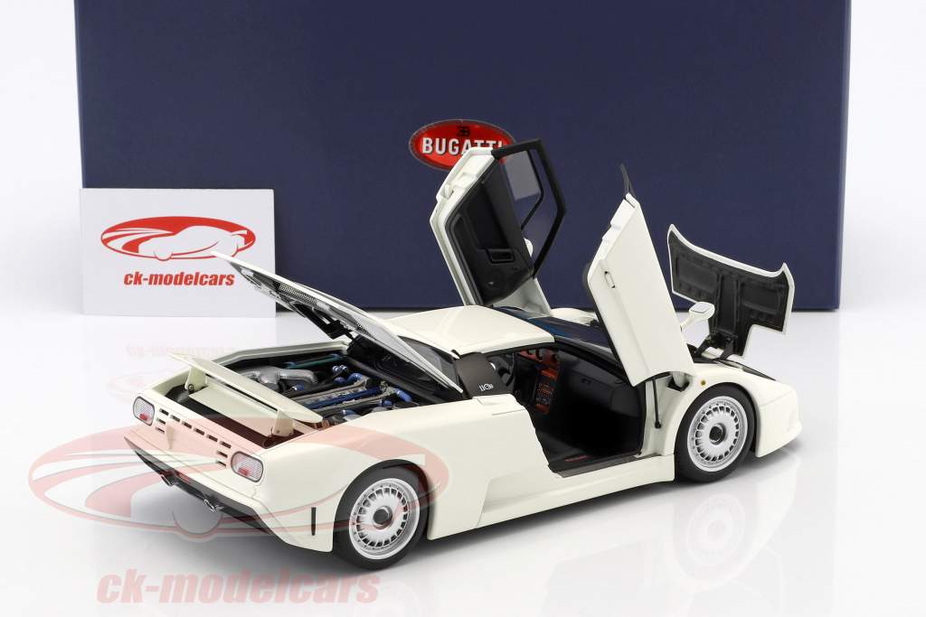 Bugatti EB110 GT Ano 1991 branco 1:18 AUTOart