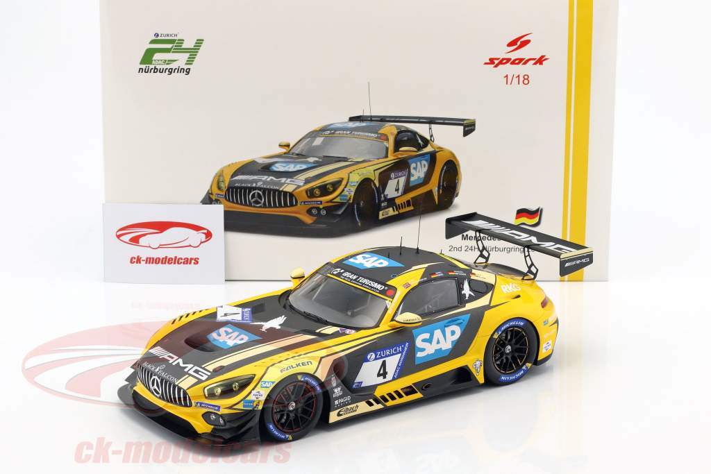 Spark 1:18 Mercedes-AMG GT3 #4 2nd 24h Nürburgring 2018 Team