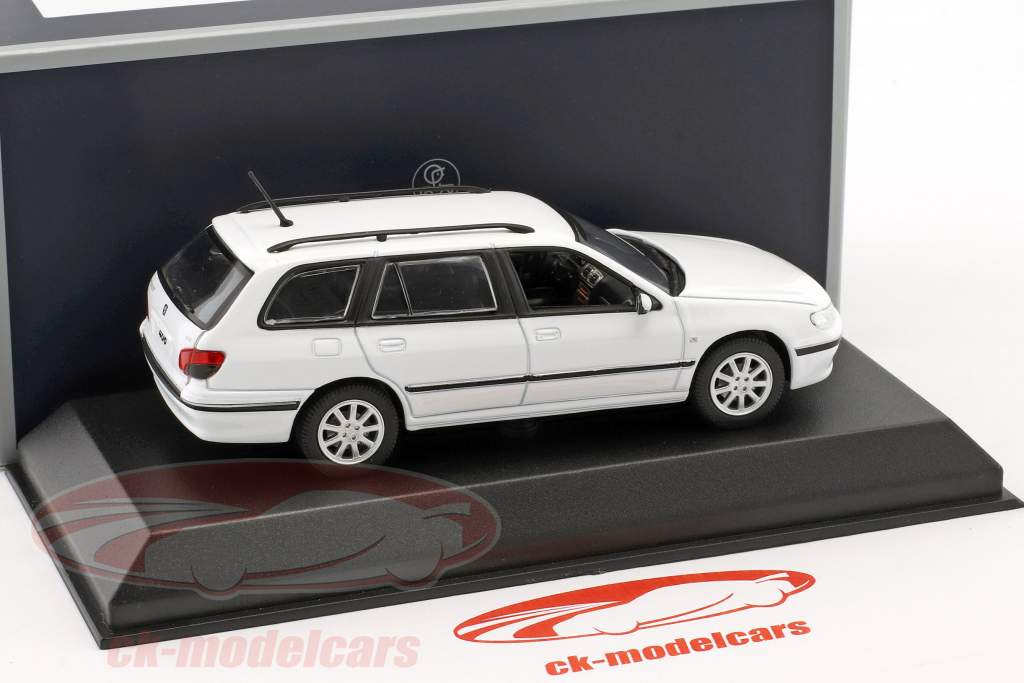 Peugeot 406 Break année de construction 2003 blanc 1:43 Norev