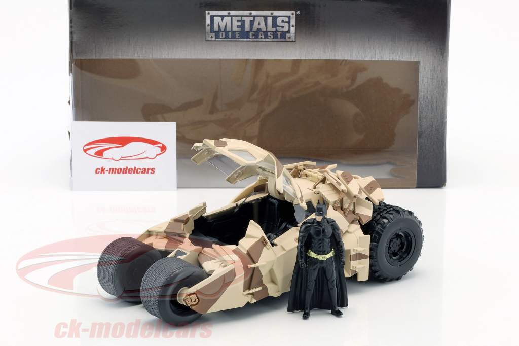 Batmobile from the Movie The Dark Knight 2008 with Batman figure 1:24 Jada Toys