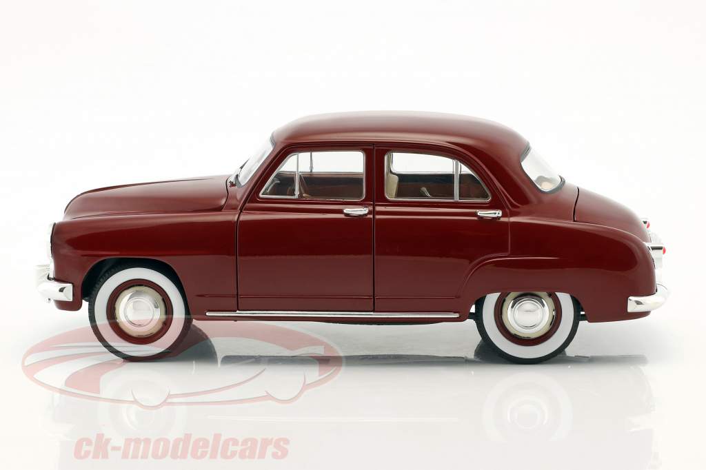 Simca 9 Aronde 建造年份 1953 苋菜 红 1:18 Norev