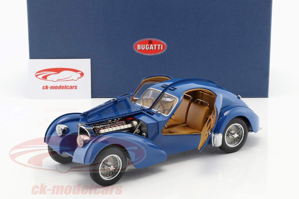 Bugatti 57S Atlantic построен в 1938 голубой 1:18 AUTOART