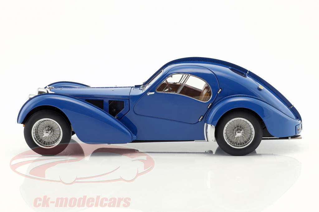 Bugatti 57S Atlantic built in 1938 blue 1:18 AUTOart