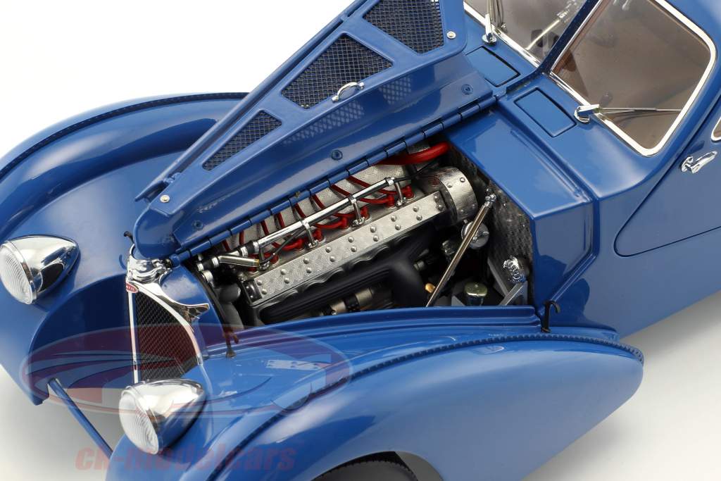 Bugatti 57S Atlantic Baujahr 1938 blau 1:18 AUTOart