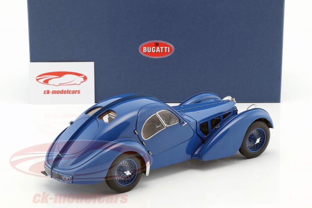 1938年布加迪57S大西洋蓝AUTOA​​RT 1:18辐轮毂