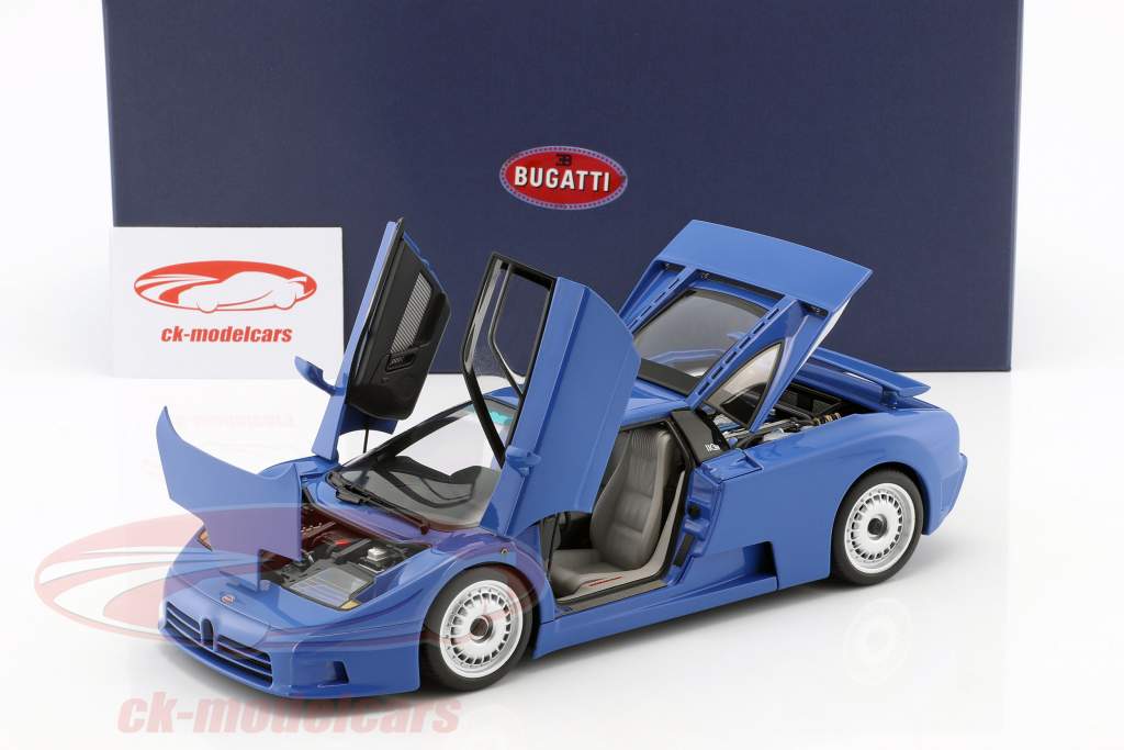 Bugatti EB110 GT Jaar 1991 blauw 1:18 AUTOart