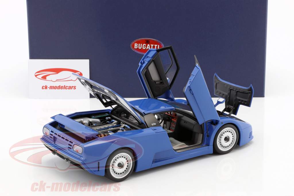 Bugatti EB110 GT Année 1991 bleu 1:18 AUTOart