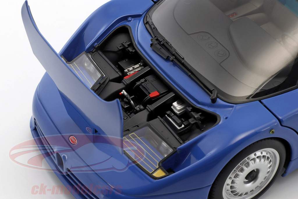 Bugatti EB110 GT Année 1991 bleu 1:18 AUTOart