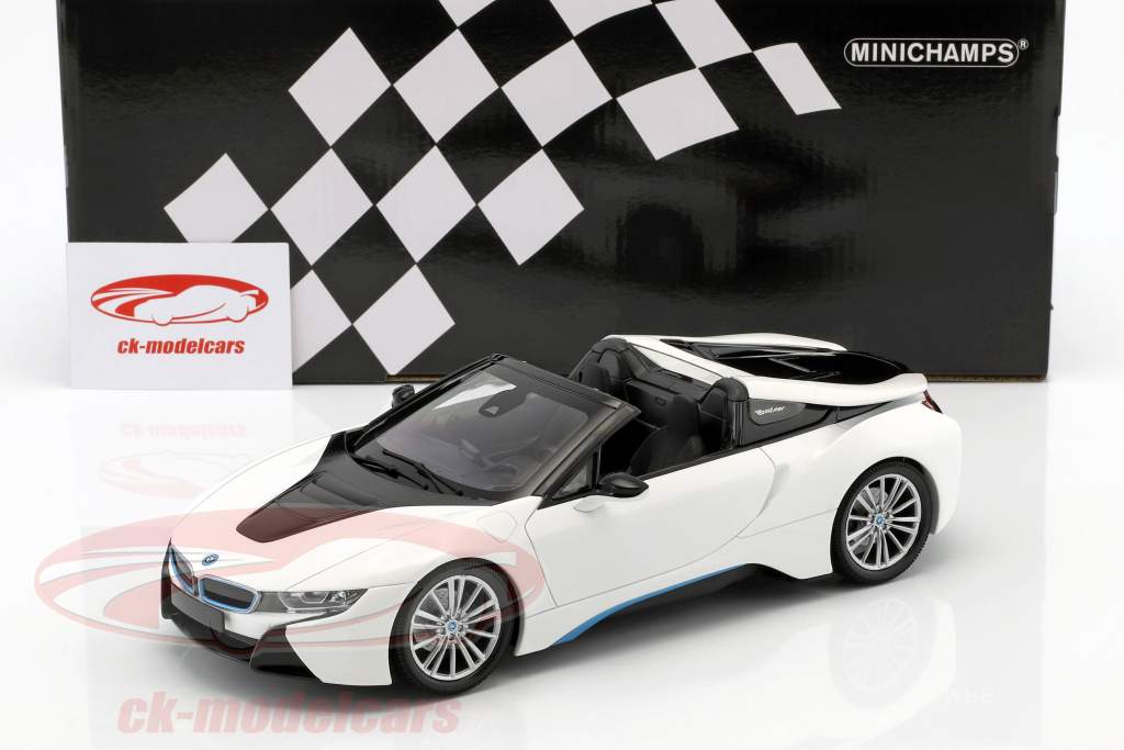 韓国ブランド通販サイト Minichamps white 2018 year (I15) Roadster I8 BMW 1:18 ミニカー