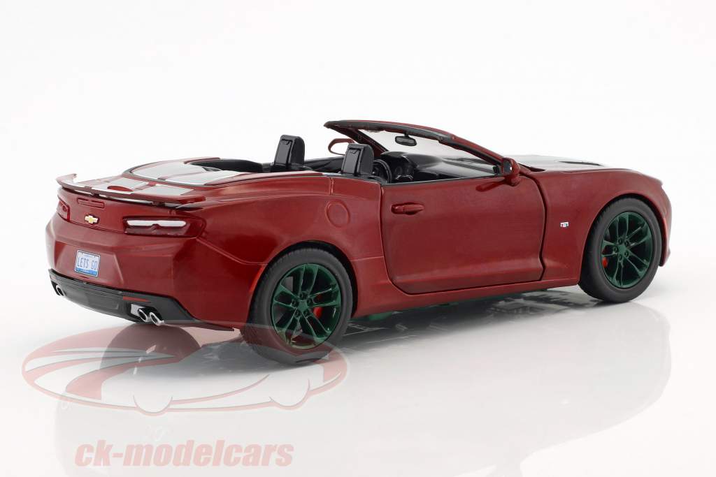 Chevrolet Camaro SS Cabriolet 築 2017 パープル メタリック / グリーン 1:24 Greenlight