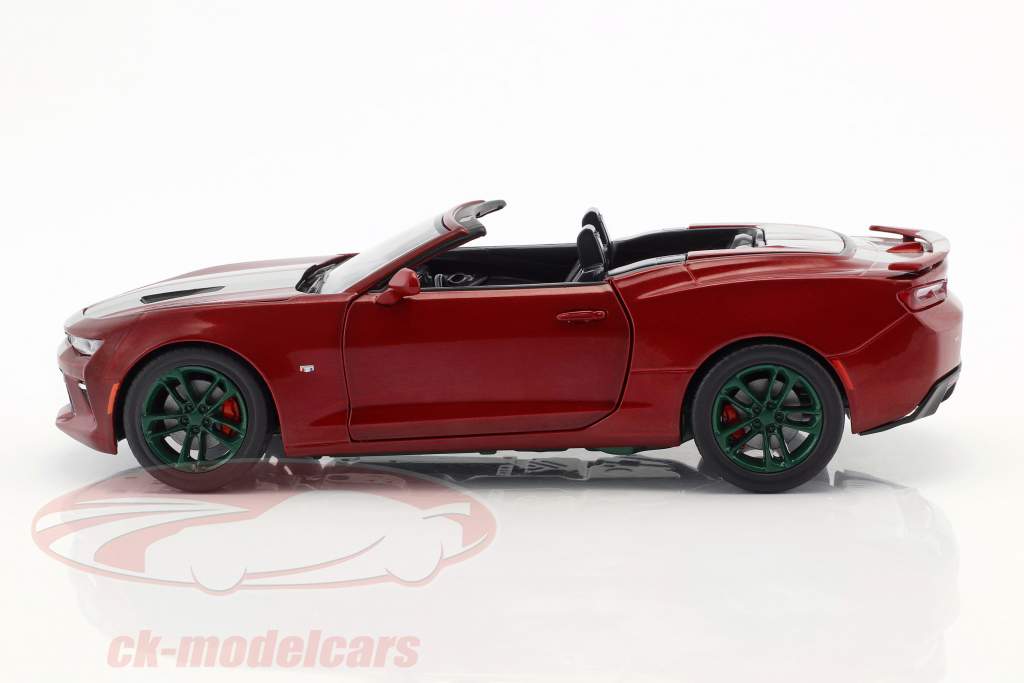 Chevrolet Camaro SS Cabriolet 築 2017 パープル メタリック / グリーン 1:24 Greenlight