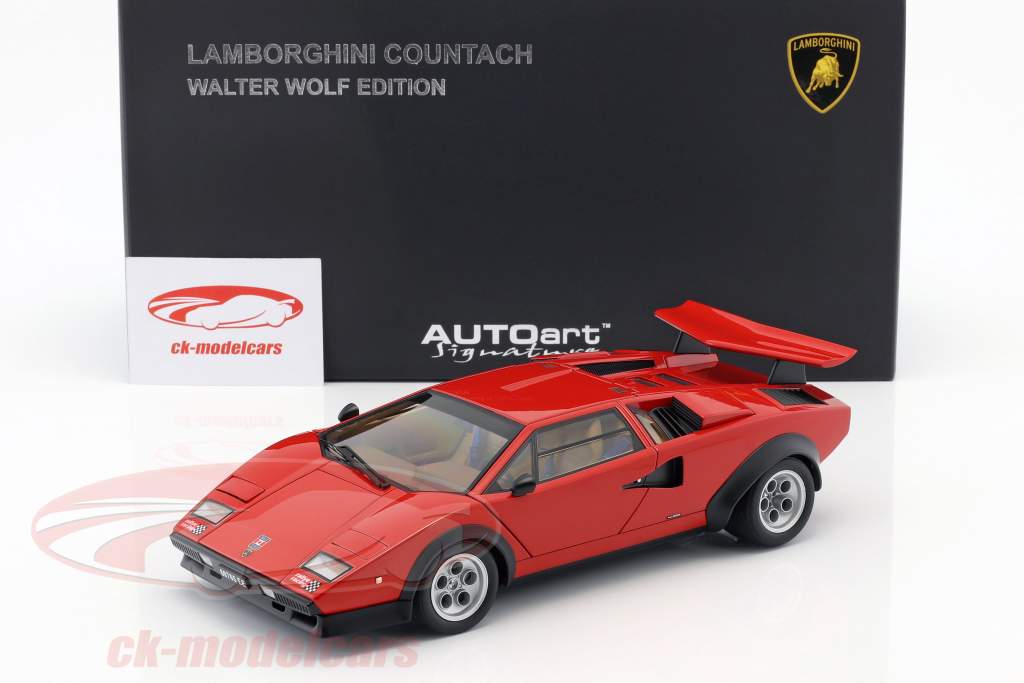 AUTOart Lamborghini Countach Walter Wolf издание красной LP500S 1:18