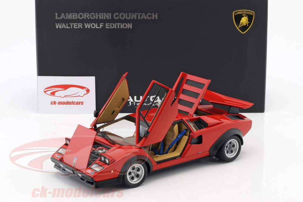 AUTOart Lamborghini Countach Walter Wolf издание красной LP500S 1:18