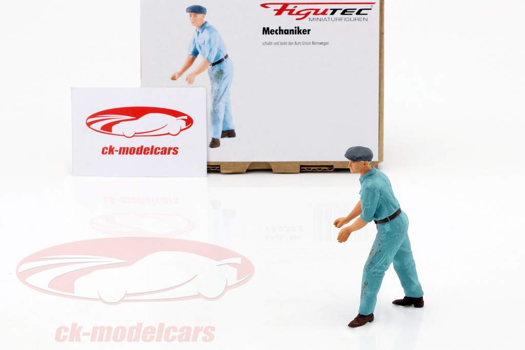 レーシングメカニック フィギュア 突きつけ と 指示 インクルード レーシングカー 1:18 Figutec 図