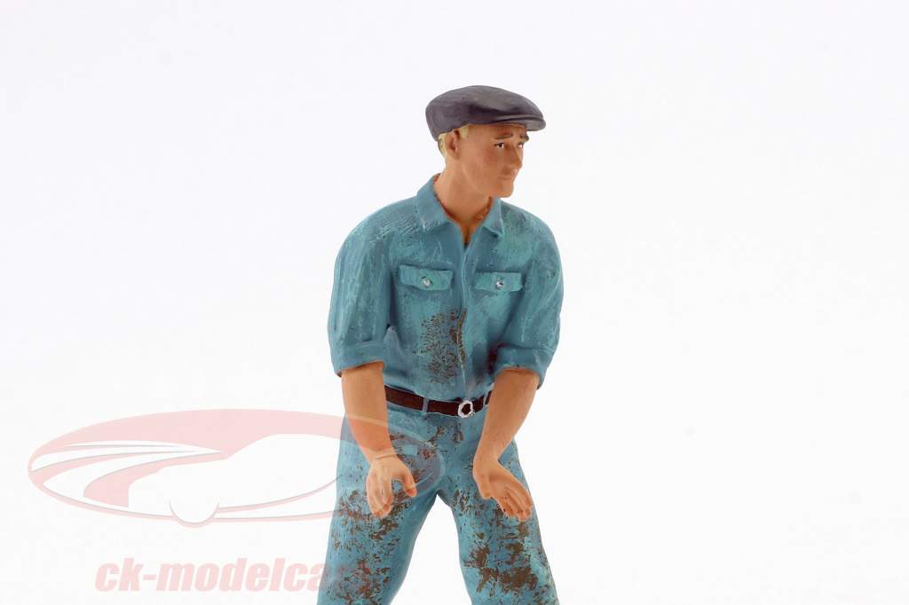 レーシングメカニック フィギュア 突きつけ と 指示 インクルード レーシングカー 1:18 Figutec 図