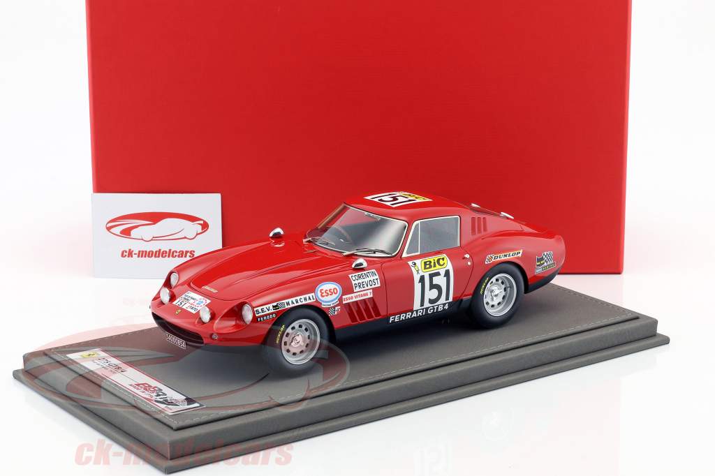 	Ferrari 275 GTB/4 #151 Tour de France 1970 Corentin, Prevost 1:18 BBR