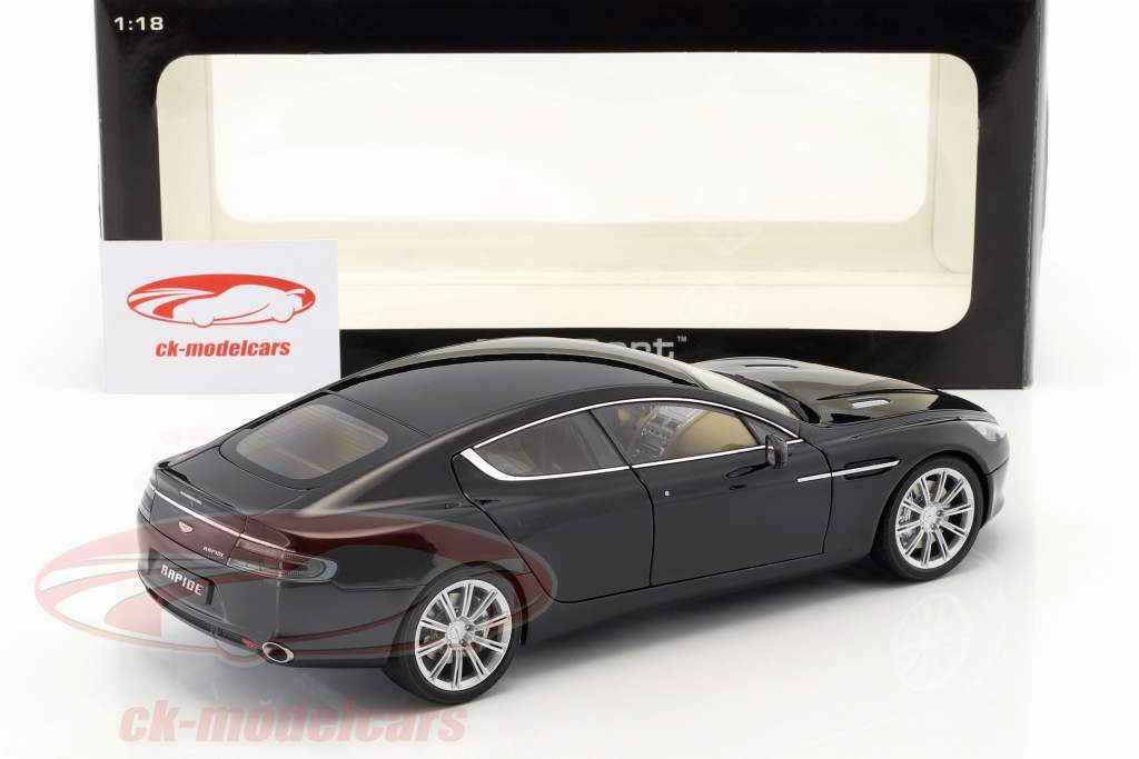 Aston Martin Rapide Année 2010 noir 1:18 AUTOart