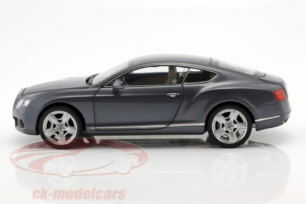 Bentley Continental GT Thunder год 2011 сине-серый металлик 1:18 Minichamps