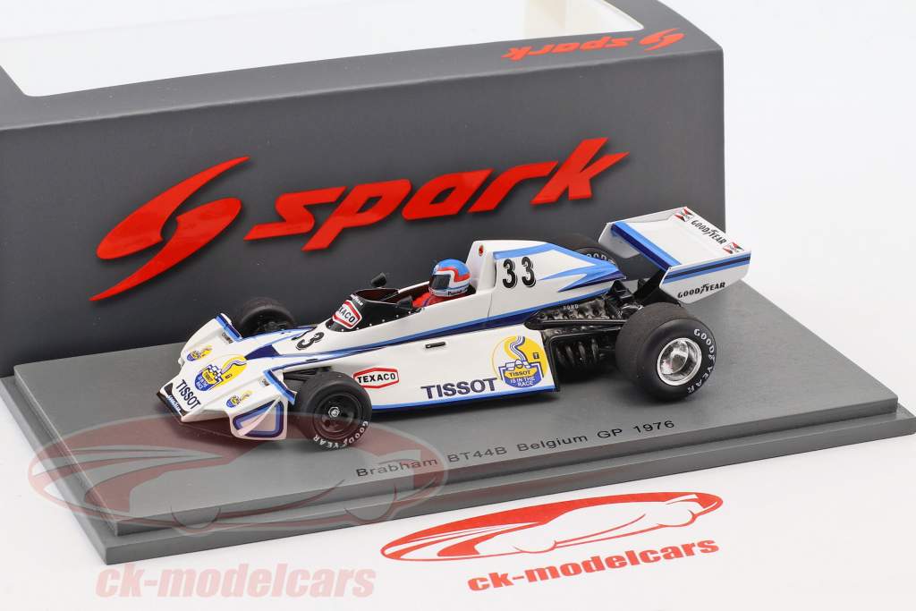 Patrick Neve Brabham BT44B #33 België GP formule 1 1976 1:43 Spark