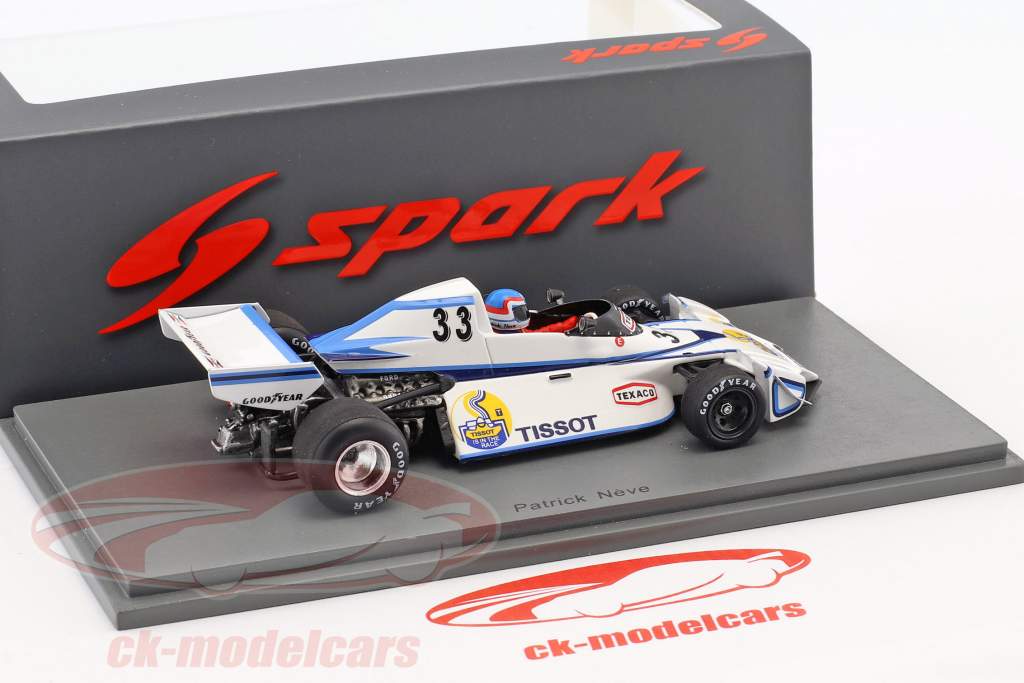 Patrick Neve Brabham BT44B #33 Belgio GP formula 1 1976 1:43 Spark