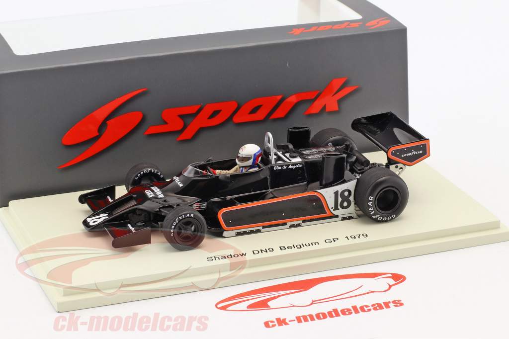 Elio de Angelis Shadow DN9 #18 Belgium GP formula 1 1979 1:43 Spark