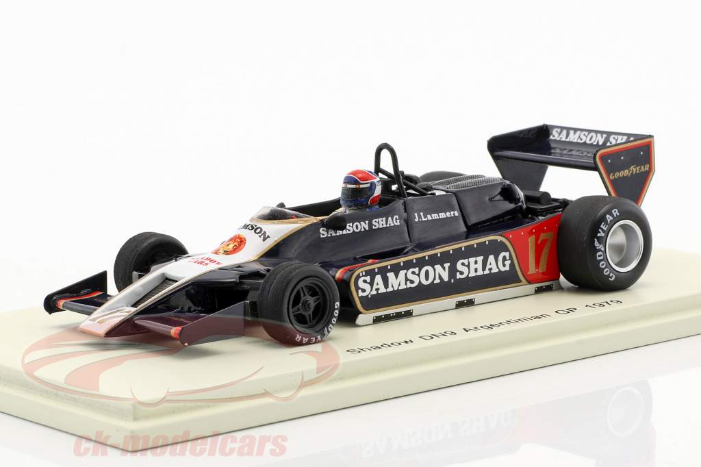 Jan Lammers Shadow DN9 #17 Argentinien GP Formel 1 1979 1:43 Spark