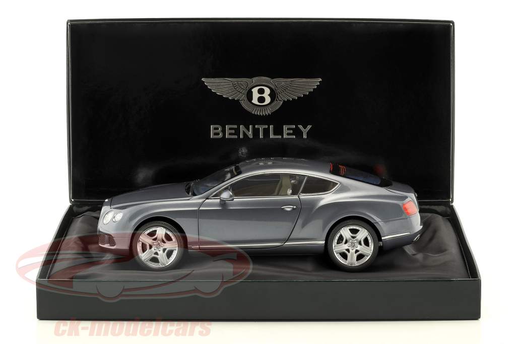 Bentley Continental GT Thunder année 2011 métallique bleu-gris 1:18 Minichamps