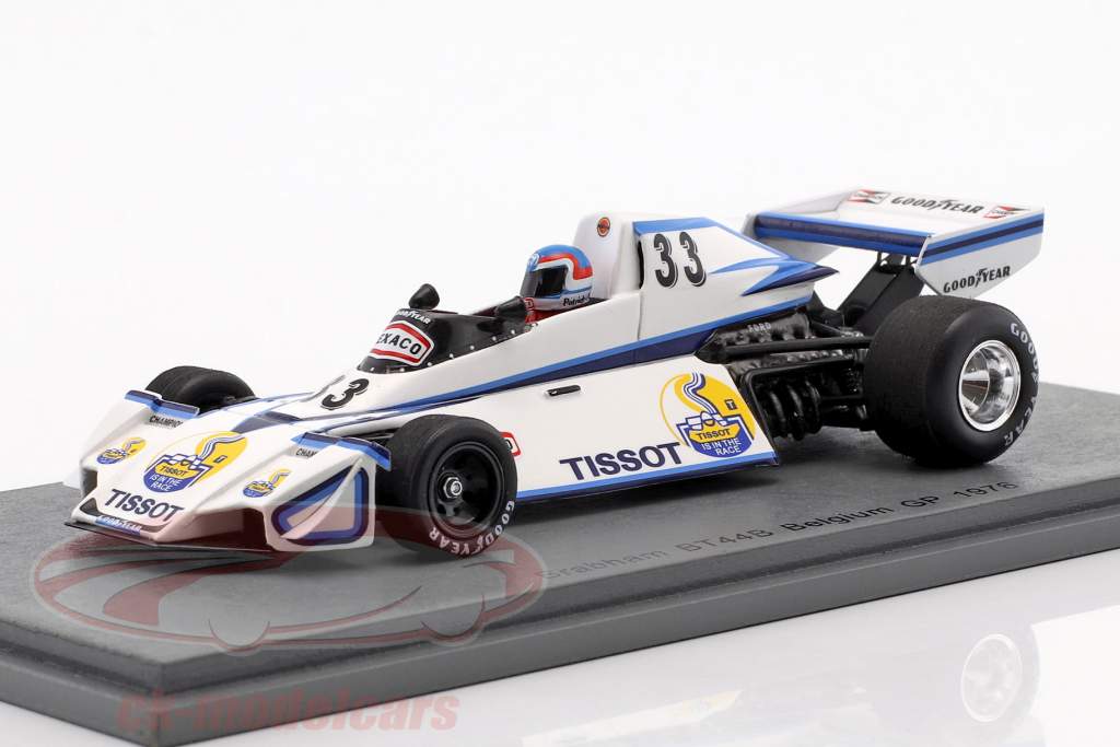 Patrick Neve Brabham BT44B #33 Belgio GP formula 1 1976 1:43 Spark