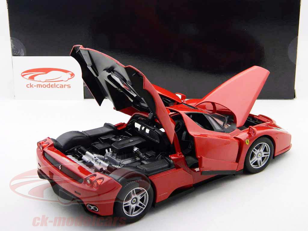 フェラーリエンツォモデル2002赤/赤1：18 HOTWHEELS