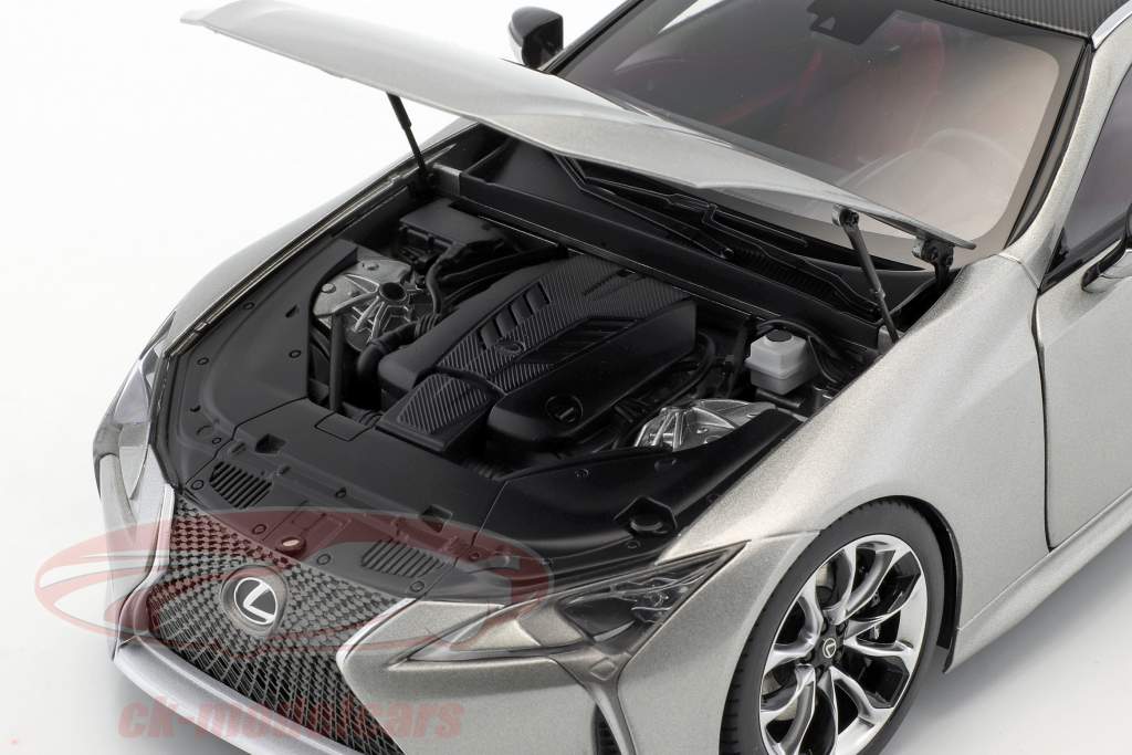 Lexus LC 500 titanium grijs metalen 1:18 AUTOart