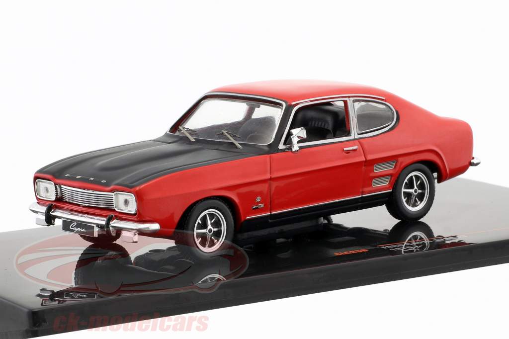Ford Capri 1700 GT Год постройки 1970 красный / черный 1:43 Ixo