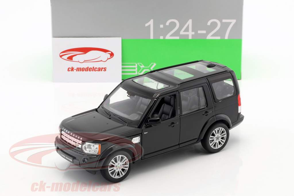 Land Rover Discovery año de construcción 2010 negro 1:24 Welly