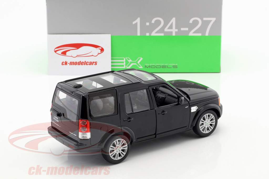 Land Rover Discovery año de construcción 2010 negro 1:24 Welly