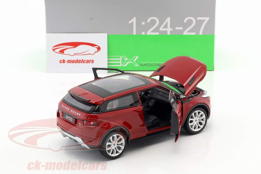 Range Rover Evoque year 2011 firenze red 1:24 Welly