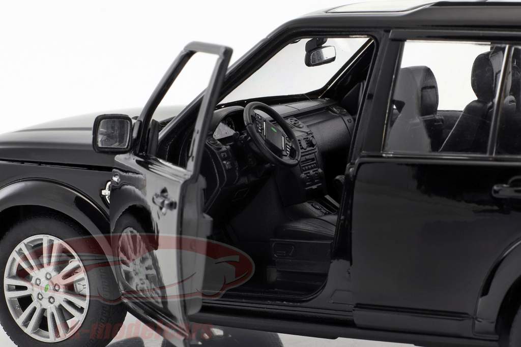 Land Rover Discovery año de construcción 2010 negro 1:24 Welly