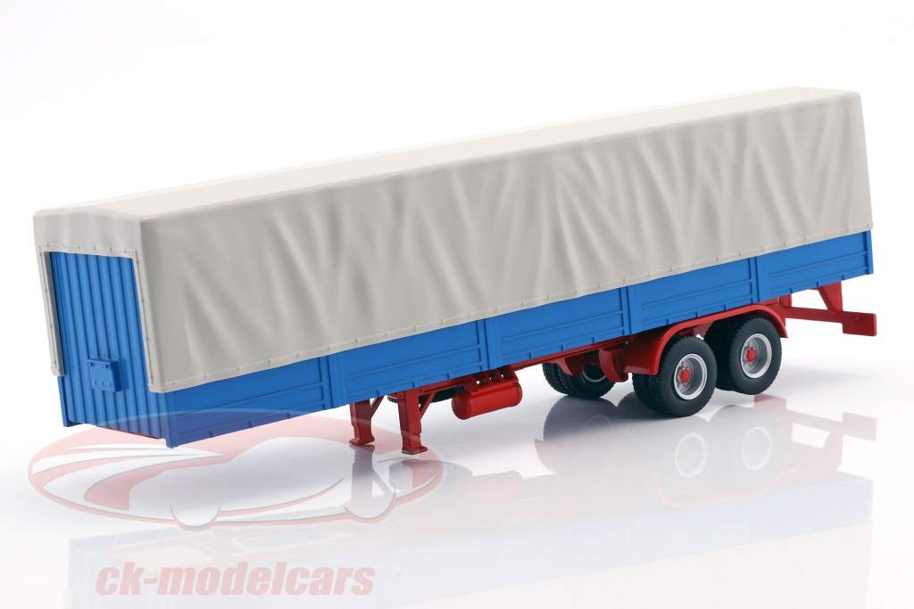 грузовой автомобиль Прицеп с брезент синий / серый 1:43 Ixo