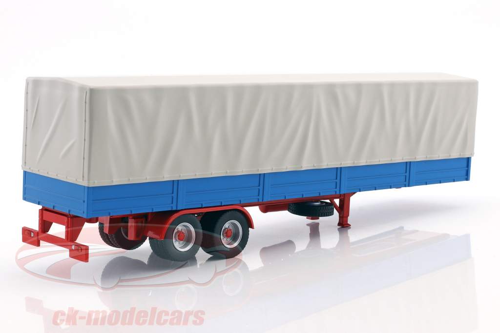 грузовой автомобиль Прицеп с брезент синий / серый 1:43 Ixo