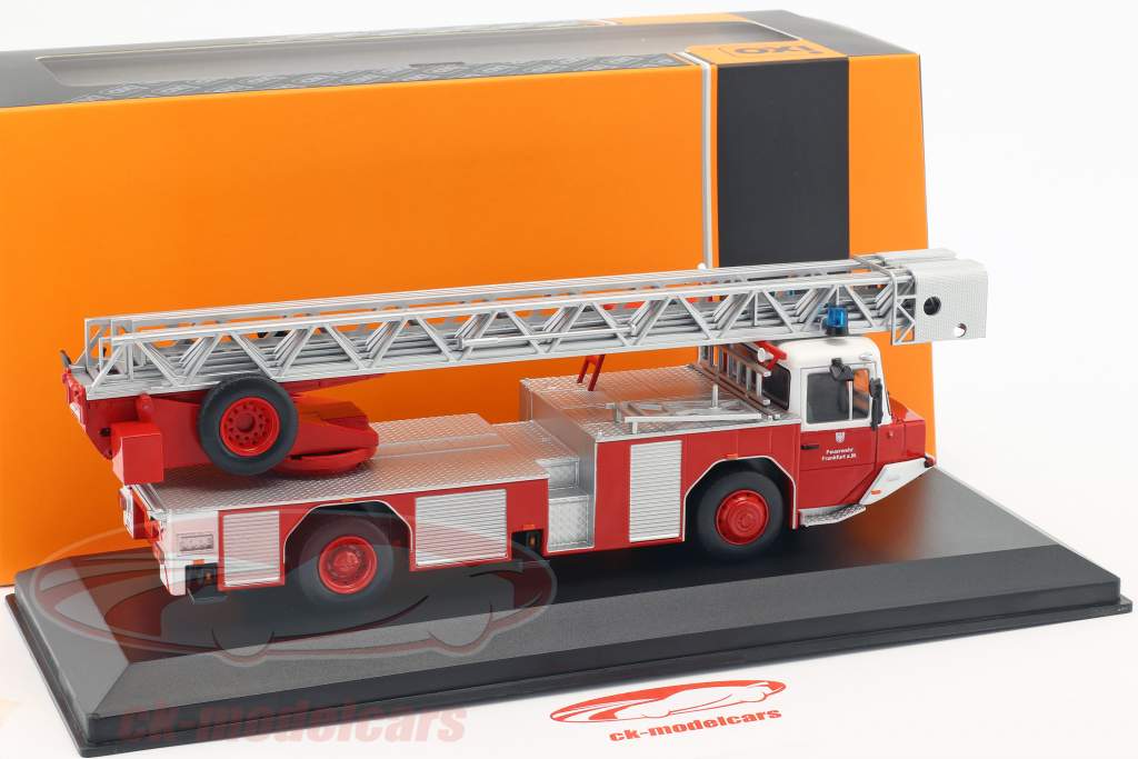 Magirus DLK 2312 fire Department Frankfurt am Main red 1:43 Ixo