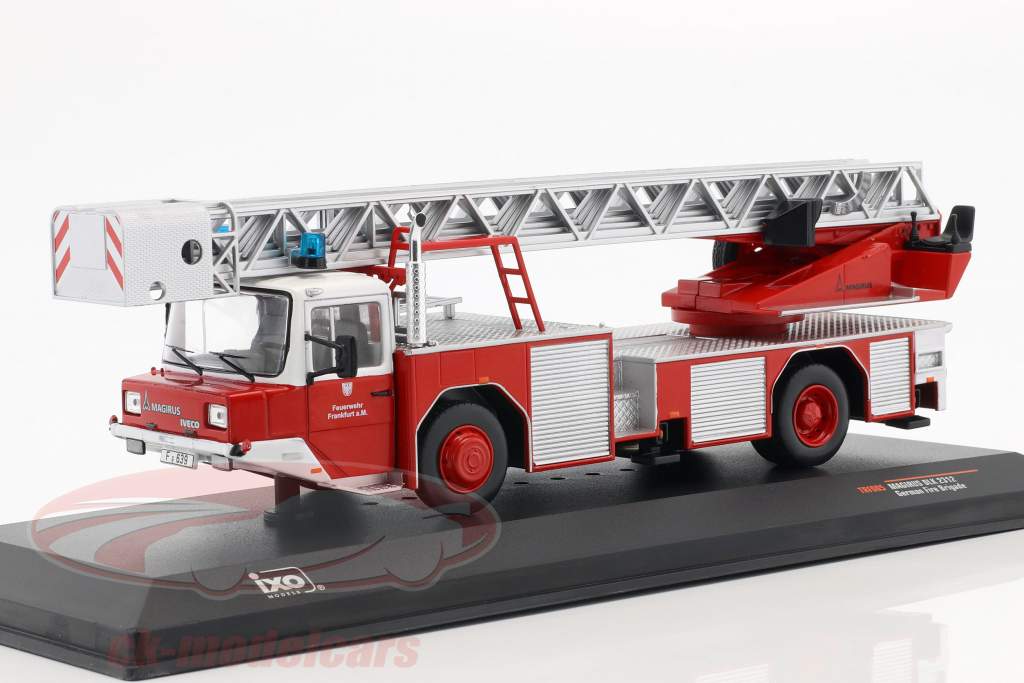 Magirus DLK 2312 fire Department Frankfurt am Main red 1:43 Ixo
