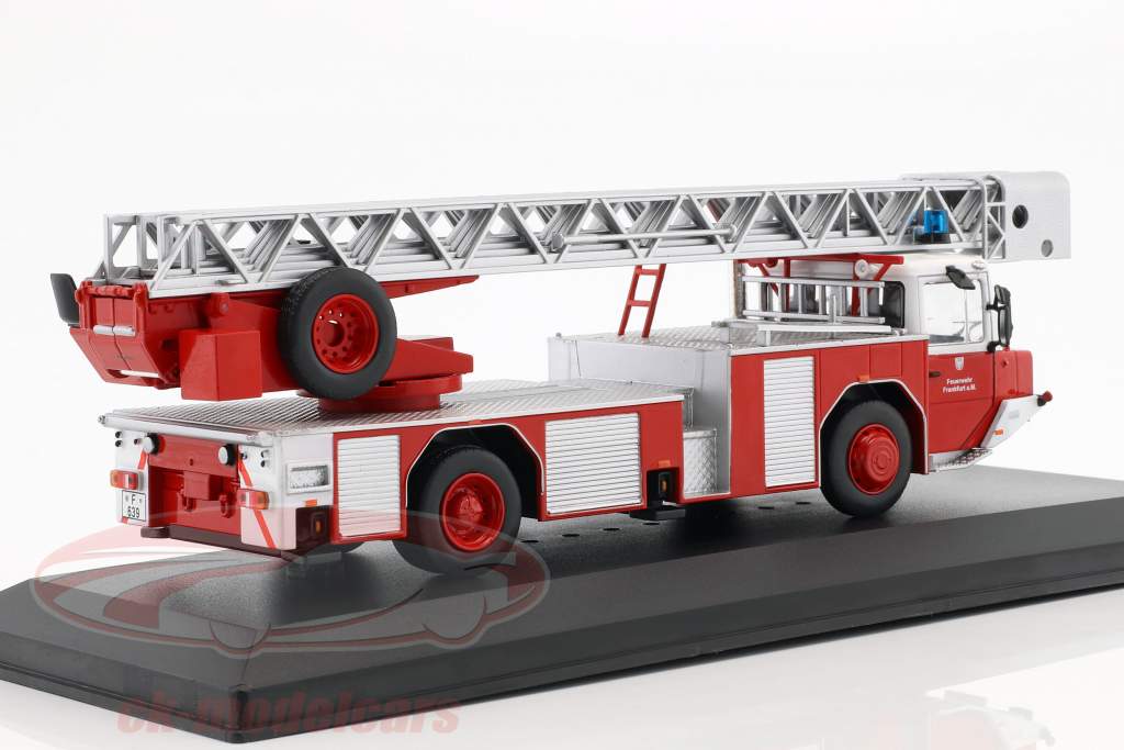 Magirus DLK 2312 fire Department Frankfurt am Main red 1:43 Ixo