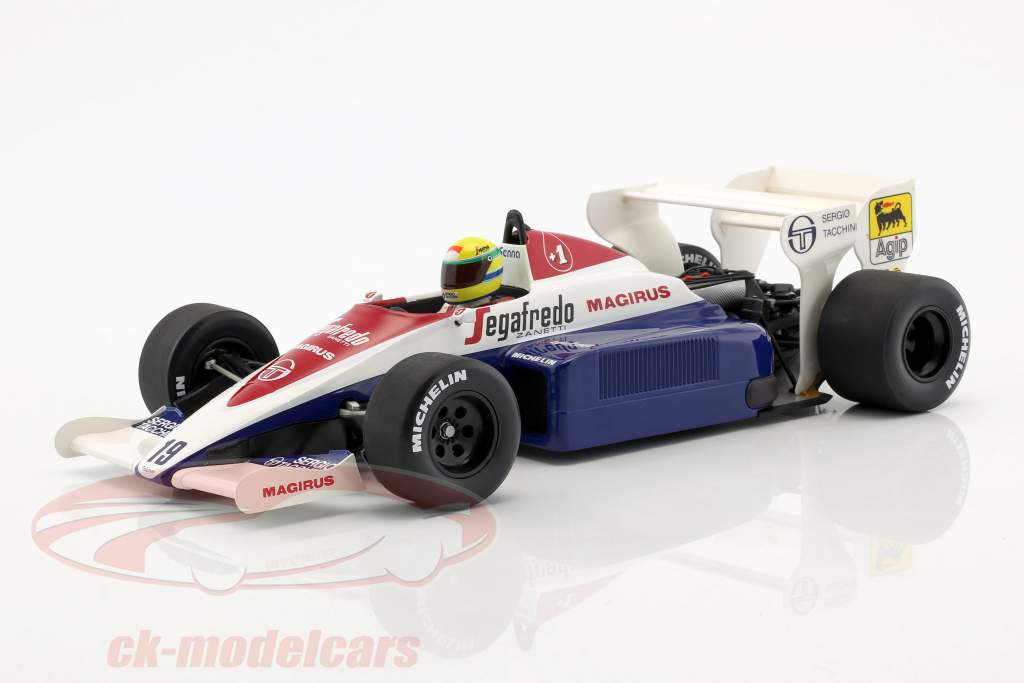 Ayrton Senna Toleman TG184 #19 fórmula 1 1984 1:18 Minichamps