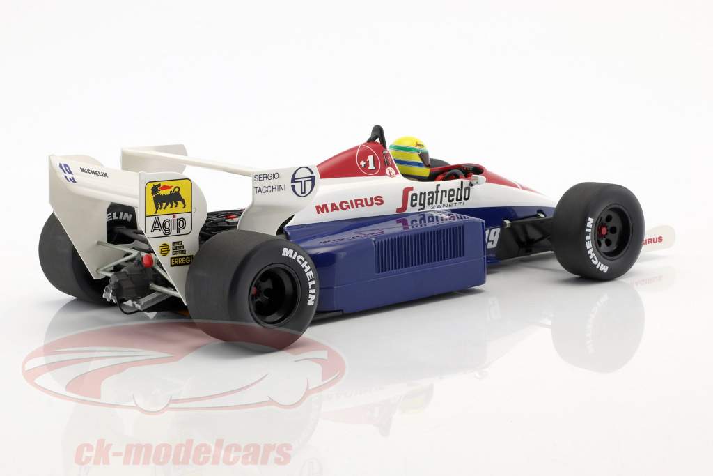 Ayrton Senna Toleman TG184 #19 fórmula 1 1984 1:18 Minichamps