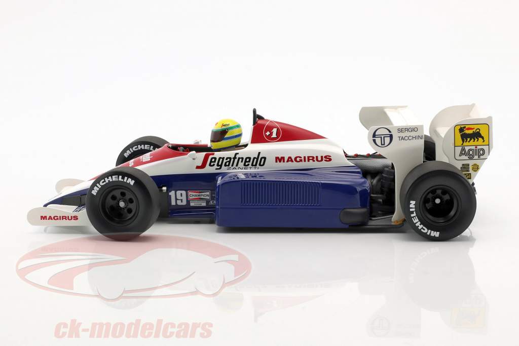 Ayrton Senna Toleman TG184 #19 fórmula 1 1984 1:18 Minichamps