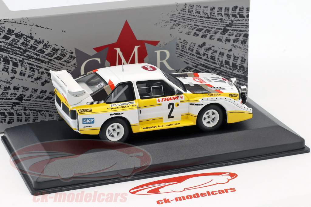Audi Quattro Sport E2 Night Version #2 4th Rallye Monte Carlo 1986 Röhrl, Geistdörfer 1:43 CMR