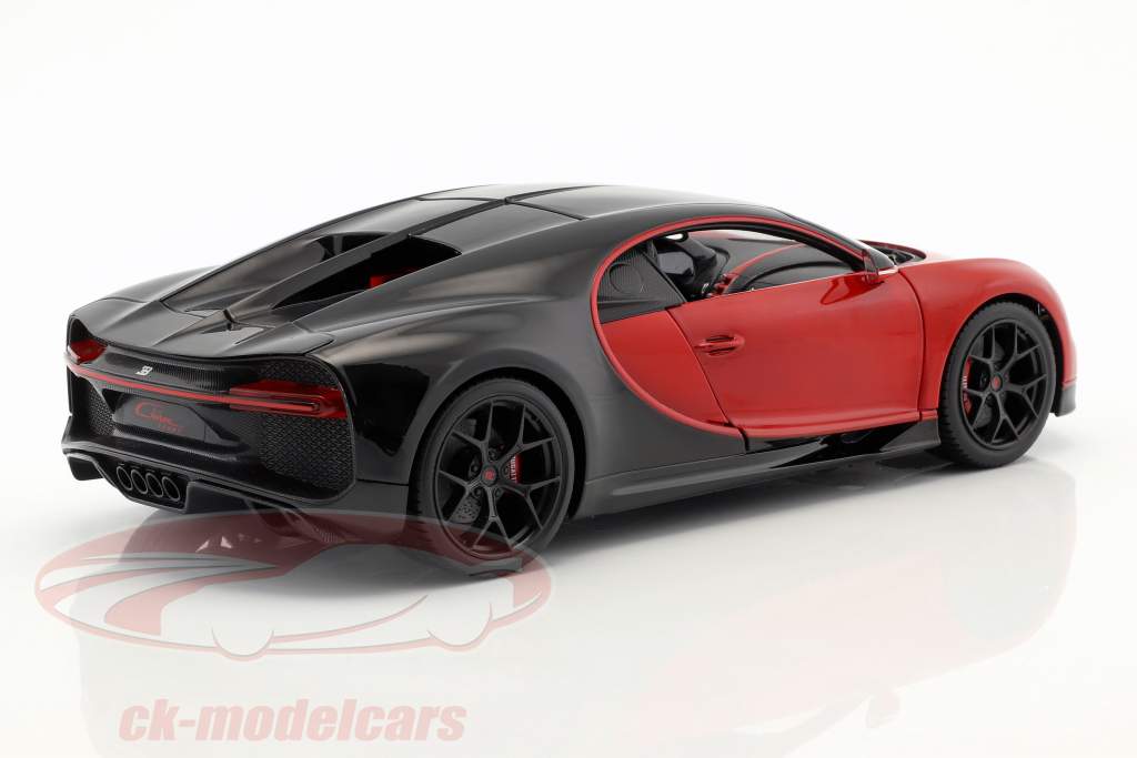 Bugatti Chiron Sport 16 rosso / nero 1:18 Bburago