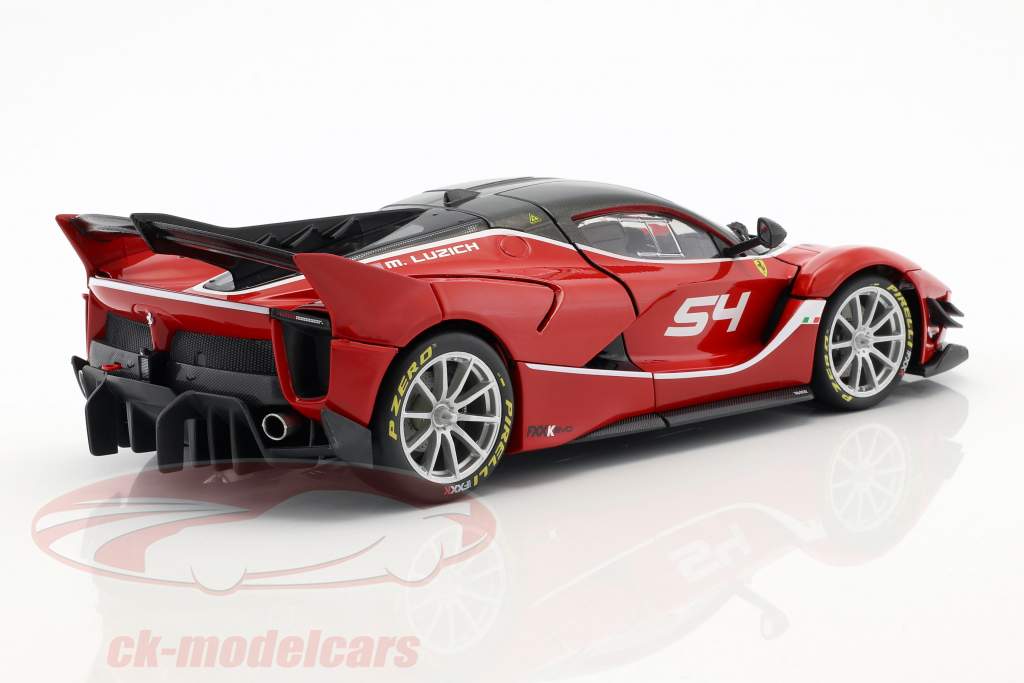 Ferrari FXX-K Evoluzione #54 红 1:18 Bburago Signature